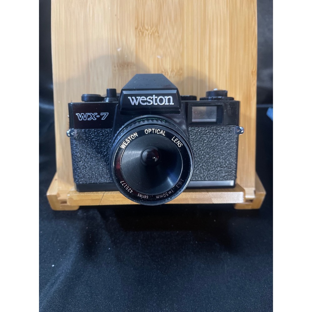 Weston WX-7 35mm Film Camera with 50mm 1:6.3 Optical‎ Lens Black Vintage Style